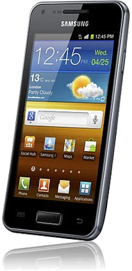 Samsung Galaxy S Advance schräg