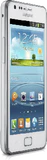 Samsung Galaxy s ii plus schuin wit