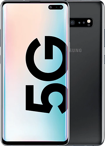 Samsung Galaxy S10 5G zwart overzicht