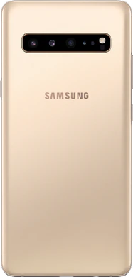 Samsung Galaxy S10 5G goud achterkant