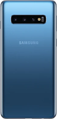 Samsung Galaxy S10 blauw achterkant