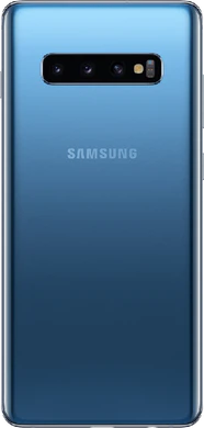 Samsung Galaxy s10 plus blauw achterkant