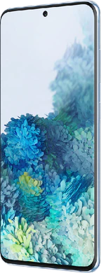 Samsung Galaxy s20 blå front højre side