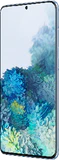Samsung Galaxy s20 plus blå front höger sida