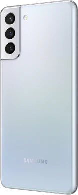 Samsung Galaxy s21 plus silver back left side