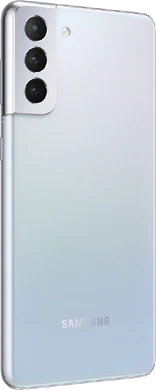 Samsung Galaxy s21 plus silver back right side