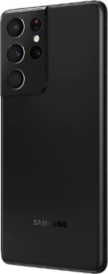 Samsung Galaxy S21 Ultra zwart achterkant linkerzijkant