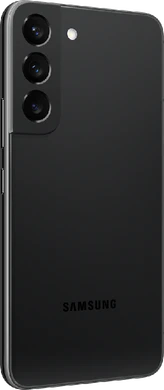 Samsung Galaxy S22 nero indietro lato destro