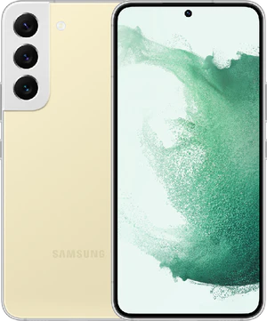 Samsung Galaxy S22 giallo panoramica