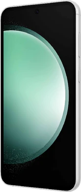 Samsung Galaxy S23 FE groen voorkant rechterzijkant