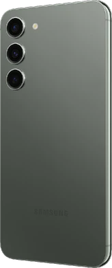 Samsung Galaxy s23 plus green back left side