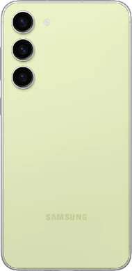 Samsung Galaxy s23 plus lime back