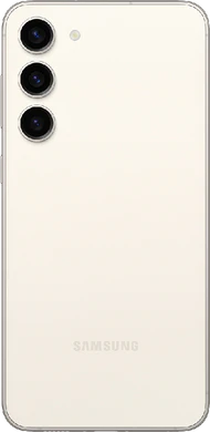 Samsung Galaxy s23 plus yellow creme back