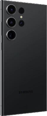 Samsung Galaxy S23 Ultra zwart achterkant rechterzijkant