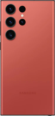 Samsung Galaxy S23 Ultra rood achterkant