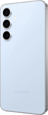 Samsung Galaxy S24 FE blue back left side