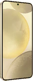 Samsung Galaxy S24 geel voorkant linkerzijkant