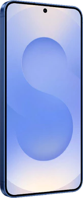 Samsung Galaxy S25 blue front left side