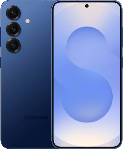 Samsung Galaxy S25 blauw overzicht