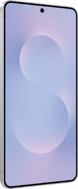 Samsung Galaxy S25 Edge blauw voorkant linkerzijkant