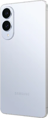 Samsung Galaxy S25 Edge blauw achterkant linkerzijkant