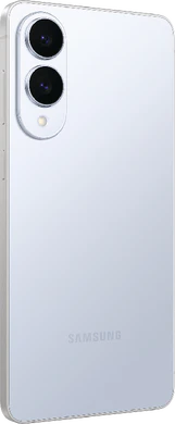 Samsung Galaxy S25 Edge blauw achterkant rechterzijkant