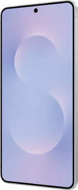 Samsung Galaxy S25 Edge zilver voorkant rechterzijkant