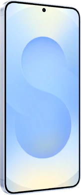 Samsung Galaxy s25 plus blue front left side