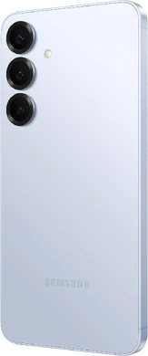 Samsung Galaxy s25 plus blue back left side