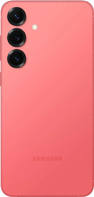 Samsung Galaxy s25 plus coral red back