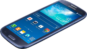 Samsung Galaxy S3 Neo bleu aslant 2