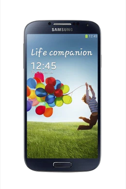 Samsung Galaxy S4 zwart voorkant