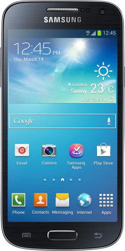 Samsung Galaxy S4 mini voorkant zwart