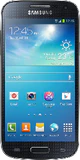 Samsung Galaxy S4 mini voorkant zwart