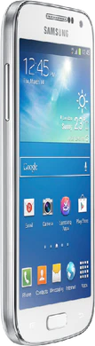 Samsung Galaxy S4 mini linkerzijkant schuin wit