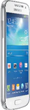 Samsung Galaxy S4 mini linkerzijkant schuin wit