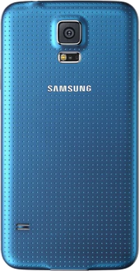 Samsung Galaxy S5 electric blauw achterkant