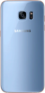Samsung Galaxy S7 edge sininen takapuoli