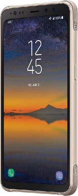 Samsung Galaxy S8 Active gold Vorderseite rechte Seite