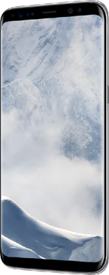 Samsung Galaxy S8 front right side silver