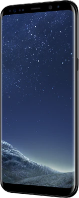 Samsung Galaxy s8 plus black front right side