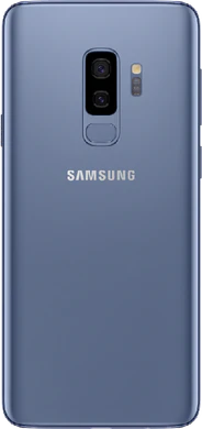 Samsung Galaxy s9 plus blauw achterkant