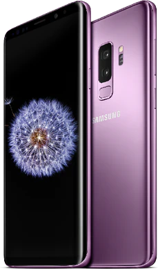 Samsung Galaxy s9 plus paars overzicht