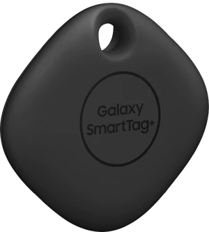 Samsung Galaxy smarttag plus zwart voorkant linkerzijkant