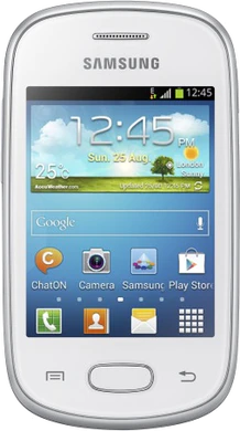 Samsung Galaxy Star voorkant wit