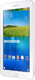 Samsung Galaxy tab 3 lite ve 70 wit voorkant rechterzijkant