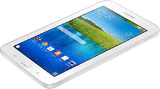 Samsung Galaxy tab 3 lite ve 70 wit voorkant rechterzijkant onderkant schuin