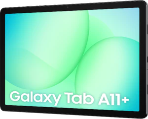 Samsung Galaxy tab a11 plus grijs voorkant rechterzijkant
