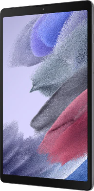 Samsung Galaxy Tab A7 Lite grå front höger sida
