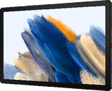 Samsung Galaxy Tab A8 grijs voorkant rechterzijkant